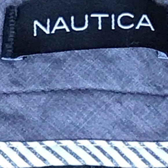 Men's Nautica Navy Blue Chino Flat Front Shorts - Picture 3 of 9